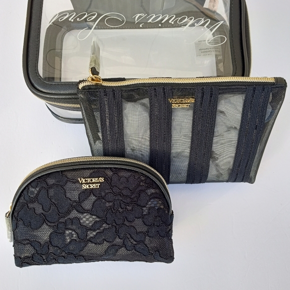 Victoria's secret 3pc cosmetic bag set! - Picture 1 of 5